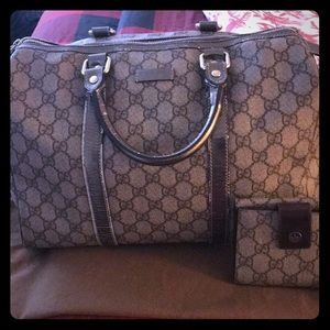 Gucci handbag and matching wallet
